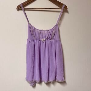 Victorias secret lilac babydoll top